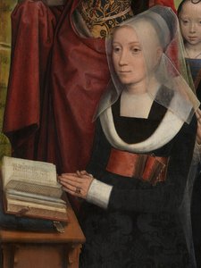 Detail of the Triptych of Willem Moreel (detail)