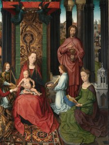 Central Panel of the Triptych of Saint John the Baptist and Saint John the Evangelist (detail)