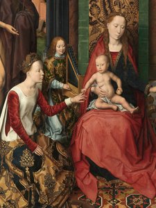 Triptych of Saint John the Baptist and Saint John the Evangelist (central panel detail)