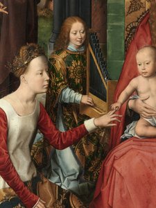(detail) Triptych of Saint John the Baptist and Saint John the Evangelist
