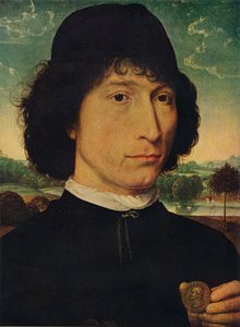 Portrait of a man holding a coin of the Emperor Nero, 1474