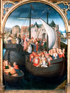 St Ursula Shrine, Departure from Basle