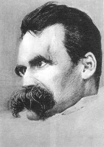 Friedrich Wilhelm Nietzsche, German philosopher and writer by Hans Olde