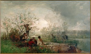 H.P. Feddersen, Gypsy Camp on the Vistula