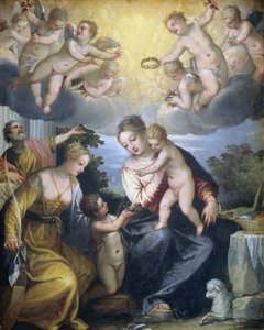 Virgin and Child with Young John the Baptist and Saint Catherine