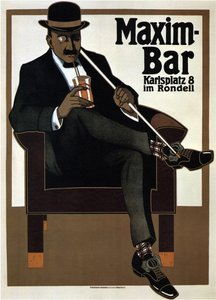 Maxim Bar, 1907 by Hans Rudi Erdt