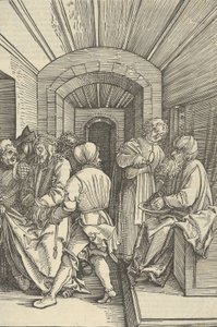 Pilate Washing his Hands, from Speculum passionis domini nostri Ihesu Christi by Hans Schäufelein the Elder