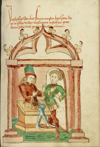 Josaphat and Barlaam in Conversation by Hans Schilling