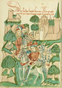 King Avenir with Nobles and Masters by Hans Schilling