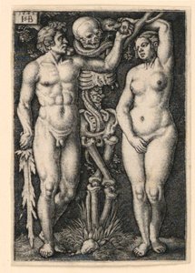 Adam and Eve by Hans Sebald Beham