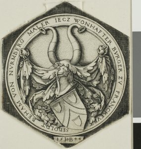Coat of Arms of Sebald Beham by Hans Sebald Beham