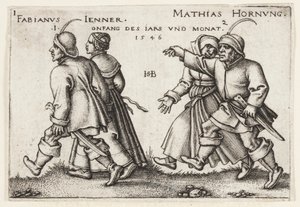 January and February by Hans Sebald Beham