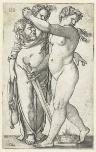 Judith with the Head of Holofernes and Maid by Hans Sebald Beham
