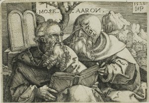 Moses and Aaron by Hans Sebald Beham