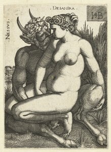 Nessus and Deianira by Hans Sebald Beham