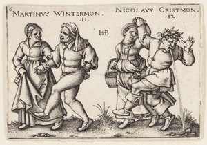 November and December by Hans Sebald Beham