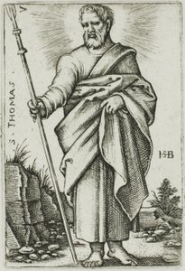 St. Thomas, Plate 7 from The Twelve Apostles