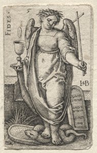 The Knowledge of God and the Seven Cardinal Virtues: Fidelity by Hans Sebald Beham