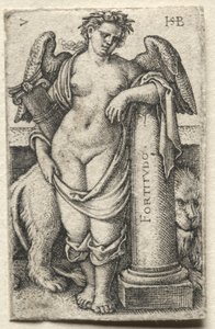 The Knowledge of God and the Seven Cardinal Virtues: Fortitude by Hans Sebald Beham