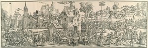 The Large Village Fair by Hans Sebald Beham