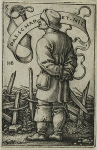 The Weather Peasant (Das Schadet Nit) by Hans Sebald Beham