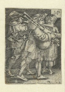 Two Musicians and a Girl