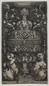 Vase Decorated with Children by Hans Sebald Beham