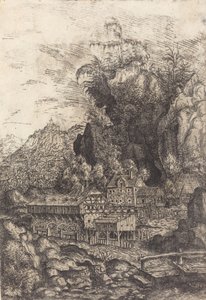 Landscape with a Water Mill by Hans Sebald Lautensack