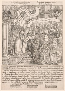 Maximilian Presented by His Patron Saints to the Almighty, 1519 by Hans Springinklee