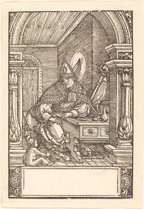 Saint Augustine by Hans Springinklee