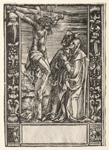 St. Mary and St. John Before the Cross by Hans Springinklee