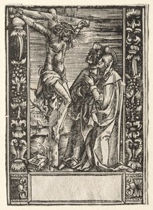 St. Mary and St. John Before the Cross by Hans Springinklee