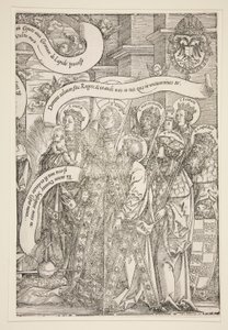 The Virgin with the Patron Saints of Maximilian by Hans Springinklee