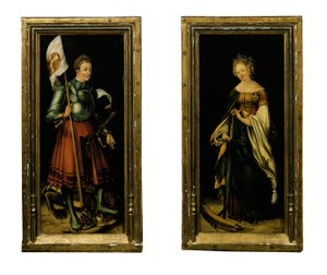 Saint George and Saint Catherine by Hans Suess Kulmbach