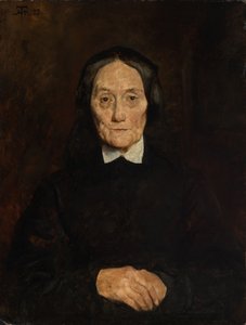 Portrait of Mrs. Scholderer by Hans Thoma