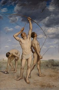 Archers by Hans Thoma