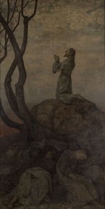 Christ on the Mount of Olives by Hans Thoma
