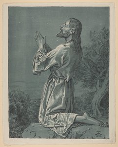 Christ Praying in the Garden of Gethsemane by Hans Thoma