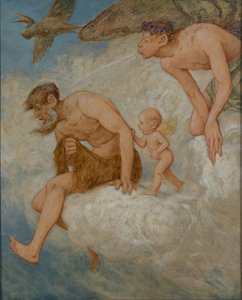 March (the Wind Gods) by Hans Thoma