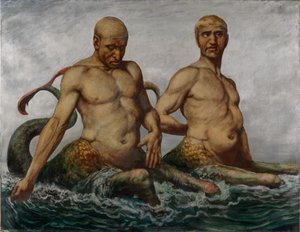 Mermen by Hans Thoma