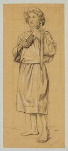 Young Man Playing the Lute