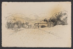 Landscape with a House Among Trees by Hans Thoma