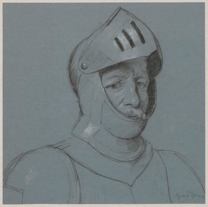 Bust of a Knight in Armor
