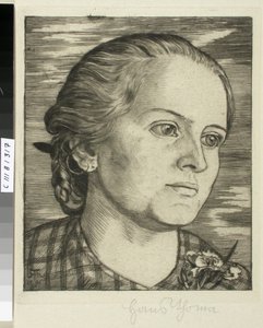 Portrait of a Woman by Hans Thoma