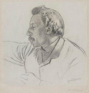 Portrait of Adolf Hildebrand (1841-1921) by Hans Thoma