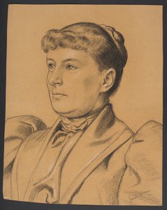 Portrait of a Woman by Hans Thoma