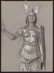 Valkyrie Costume Design by Hans Thoma