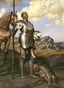 Knight Saint George by Hans Thoma