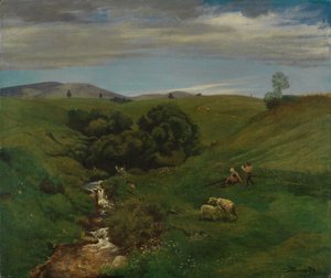 Black Forest Meadow by Hans Thoma
