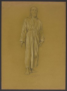 Study of the Figure of Christ by Hans Thoma